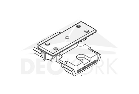 Set PVC obujmica 9469, za aluminijske osnovne profile, TWINSON