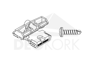 Set PVC obujmica 9486 za Al. osnovni profili, TWINSON