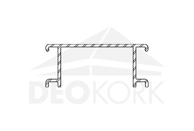 Ventilacijska rešetka 9442 za profil terase P 9555, TWINSON