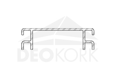 Ventilacijska rešetka 9440 za terasni profil P 9360, TWINSON