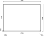 Vrtna aluminijska pergola za zid 4x3 m (antracit)